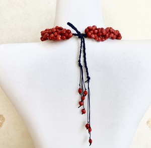 ใหม่มาถึงซามัวสีแดง Lucky เมล็ด Ula Lopa สร้อยคอทําด้วยมือปรับแต่ง Aloha Outlet Leis สําหรับผู้ชายและผู้หญิงของขวัญเทศกาล - Product Image 6