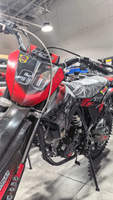Motor Trail BOSUER CB250 223cc Zongshen Berpendingin Udara 16.3HP 5 Percepatan Peredam Kejut Airbag Garpu Terbalik 53mm Off Road Cross Country