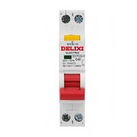 Disjoncteur intelligent 1P RCBO 25A sur rail DIN, protection contre les fuites, disjoncteur miniature MCB 4,5 kA, courbe BCD C, DELIXI