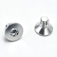 Produsen Sekrup, Baut, dan Mur Kepala Countersunk Torx Baja Karbon, Sekrup Mesin Kepala Datar Torx Galvanis Kustom