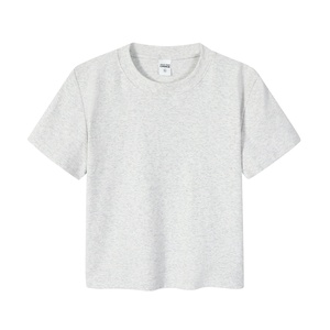 Camiseta Corta Ajustada para <span class=keywords><strong>Mujer</strong></span>, <span class=keywords><strong>de</strong></span> Algodón y Elastano, Cuello Cuadrado, Manga Corta, Sexy, Cintura Ajustada, Color Sólido, Camiseta Básica <span class=keywords><strong>de</strong></span> Verano para <span class=keywords><strong>Mujer</strong></span> - Product Image 4