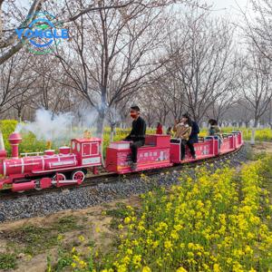 उच्च गुणवत्ता वाले बच्चों के साथ इनडोर आउटडोर मिनी मनोरंजन इलेक्ट्रिक कार्टून पार्क ट्रैक ट्रेन सवारी सवारी - Product Image 5