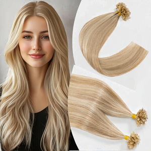 ผมต่อแบบ I-Tip ไม่หลุดร่วง ไม่พันกัน หนาแน่น ปลายผมเต็ม ไมโครลิงค์แบบ Pre-Bonded ผมแท้เปรู Remy Double Drawn ไม่มีสารเคมี - Product Image 2