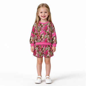 En stock, Robe d'été pour femme en satin de coton élasthanne doux, style délicat, col rond, à motifs floraux, longueur genou, manches courtes, à volants, vente en gros - Product Image 3
