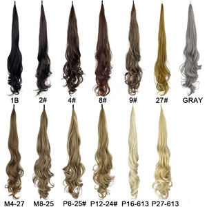 Extensions <span class=keywords><strong>queue</strong></span> <span class=keywords><strong>de</strong></span> <span class=keywords><strong>cheval</strong></span> en gros pour femmes, usage quotidien, 613 couleurs, longues, ondulées, flexibles, enroulées, <span class=keywords><strong>queue</strong></span> <span class=keywords><strong>de</strong></span> <span class=keywords><strong>cheval</strong></span>, Extensions <span class=keywords><strong>de</strong></span> cheveux synthétiques - Product Image 2