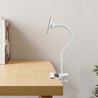 Miroir de table portable avec clip pour bureau, miroir de maquillage, mini miroir de sécurité personnel