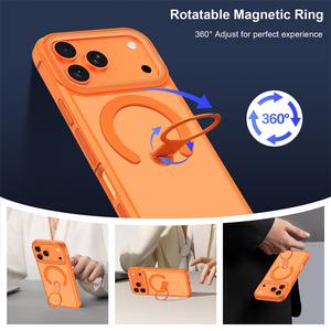 <span class=keywords><strong>Coque</strong></span> de téléphone magnétique <span class=keywords><strong>transparente</strong></span> pour <span class=keywords><strong>Apple</strong></span> iPhone 17 Pro Max/17 Air/16 Plus avec cadre métallique pour appareil photo et support antichoc - Product Image 4