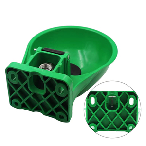 New <b>Large</b> Capacity 3L Stainless Steel & Plastic Valve Automatic Cattle Water Bowl with Drain Hole Livestock Drinker - Product Image 2