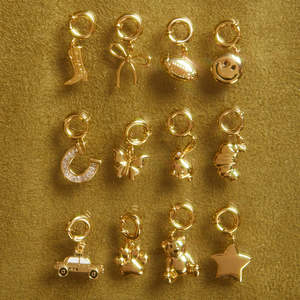 Colliers colorés pour femmes, pendentifs en acier inoxydable avec zircon, pierres de naissance, accessoires DIY carrés multicolores populaires - Product Image 2