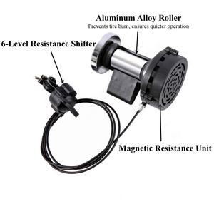 Entrenador de bicicleta plegable de aluminio de resistencia magnética-Soporte de ciclismo interior con tracción <span class=keywords><strong>en</strong></span> las ruedas para bicicletas de montaña/carretera-Directo de fábrica - Product Image 2