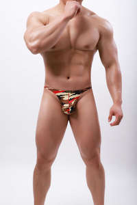 Venta directa de fábrica Ropa interior para hombres Calzoncillos estampados cómodos Hombres <span class=keywords><strong>gay</strong></span> Ropa interior sexy Tanga Tangas - Product Image 3