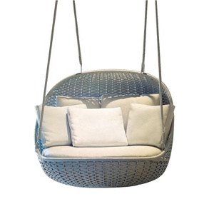 Nordic Newly Designed Home Garden Courtyard Balcony Outdoor <b>Hanging</b> Rope <b>Hanging</b> Chair Furniture - Product Image 3