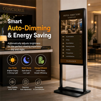 Pantalla LCD de 43 Pulgadas de Alto Brillo (3000nit) para Ventanas, con Sistema Android, Señalización Digital Publicitaria, Exhibidor Comercial