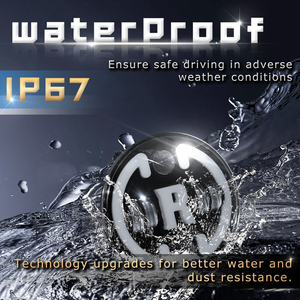 Faros Antiniebla LED de 65W con Ojos de Ángel, 12V, 7 Pulgadas, Doble Color, para Motocicleta Wrangler, DOT, 6500 Lúmenes, Ajuste Universal - Product Image 5