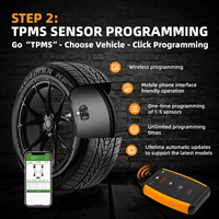 Herramienta Universal de Programación TPMS, Herramienta de Activación de Diagnóstico Programable por Teléfono, Herramienta de Reaprendizaje de Sensores Universales para Vehículos de 315/433 MHz