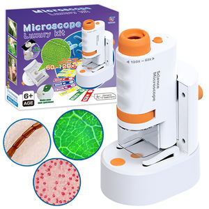 Kit d'exploration scientifique optique pour enfants, <span class=keywords><strong>microscope</strong></span> de poche miniature 60-120x, <span class=keywords><strong>microscope</strong></span> éducatif pour enfants - Product Image 3