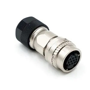 LECHUAN CM10-SP10S-M Waterproof IP67 Encoder Connector Bayonet Metal Straight Right Angle DDK 10pin Circular Connectors