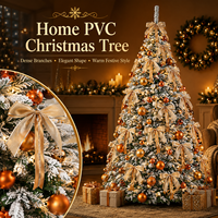 LEDORA LIGHTING Arbre de Noël pliable à LED télescopique sur pied pour la maison, l'hôtel, la décoration extérieure des fêtes