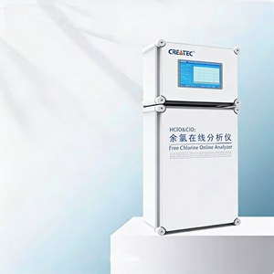 <span class=keywords><strong>CREATEC</strong></span> POP-8300 Analyseur en ligne d'ions chlore libre pour piscines et hôpitaux, équipement de test de la qualité de l'eau - Product Image 2