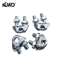 Clip de fixation pour câble métallique, pour la marine et la navigation, 3 mm, lot de 4, sous blister