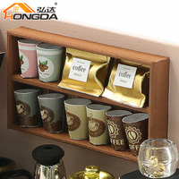 Hongda S2301 Transit café maison de poupée bricolage 3D en bois maison de poupée Miniature maison de poupée KIT pour les filles