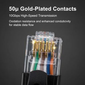 Câble Ethernet industriel blindé avec clip en queue de pie, connecteur RJ45, Cat5e/Cat6/Cat6A, cordon de raccordement réseau FTP haute flexibilité - Product Image 5