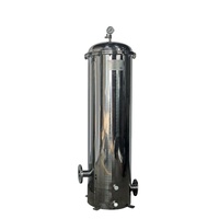 Boîtier de filtre à cartouche Peide 10 pouces 30 pouces type 222 pour la filtration de l'industrie alimentaire, l'utilisation domestique et les hôtels