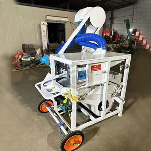 Macchina agricola per combinare la macchina per la pulizia delle sementi di grano di mais separatore di gravità dello schermo d'aria granella di semi pulitore separatore di semi - Product Image 5