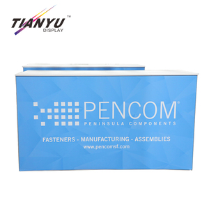 Dịch vụ khách hàng truy cập thiết kế quần áo triển lãm đứng thương mại phổ biến nhôm bàn tiếp tân - Product Image 2