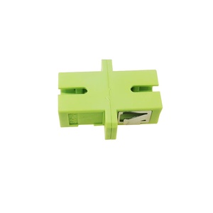 Màu xanh lá cây SC Adapter cho wifi 4G Mạng APC gốm nố<span class=keywords><strong>i</strong></span> SC SX mm om5 Coupler sợ<span class=keywords><strong>i</strong></span> cáp quang nố<span class=keywords><strong>i</strong></span> cho FTTH - Product Image 1