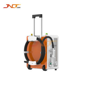 La première petite machine de nettoyage laser à impulsions refroidie par air 500w gaussienne sur le marché conception de valise nettoyage de moules en bois et métal - Product Image 4