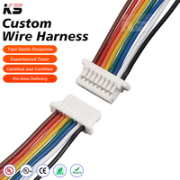 Kabel Harness Komputer JST 2-16pin 2.0mm Pitch Plug Power AWG ODM/OEM PVC, Konektor Adaptor Male Female