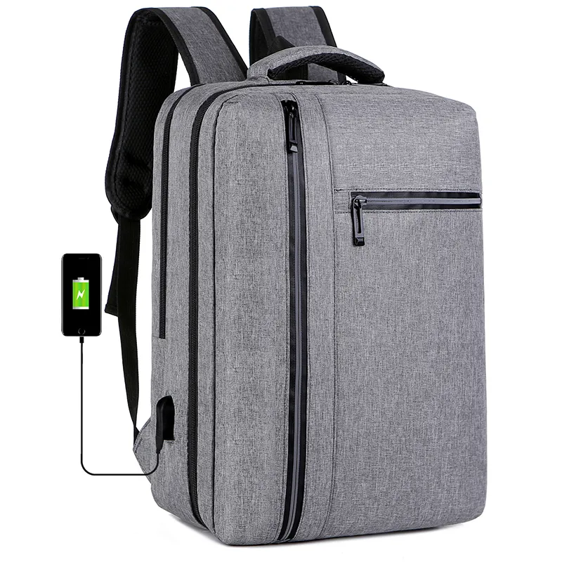Zaino per laptop di alta qualità, impermeabile e resistente borsa unisex per viaggi o affari