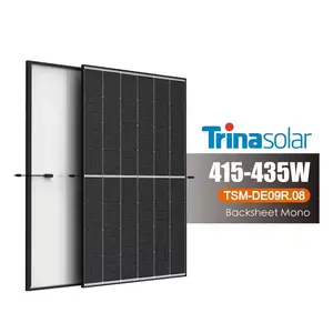 저렴한 가격 좋은 수량 새로운 모델 Trina Vertex S 430w 태양 전지 패널 유럽에서 태양 에너지 시스템에 대한 재고