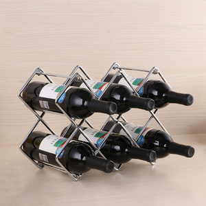 Étagère à <span class=keywords><strong>vin</strong></span> <span class=keywords><strong>murale</strong></span> en acier inoxydable, support décoratif, étagère de cuisine, stockage or, porte-bouteille comptoir, porte-tasses à <span class=keywords><strong>vin</strong></span> en métal - Product Image 3