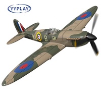 VOLANTEX Spitfire RC avion 2.4Ghz 4CH 6 axes gyroscope RTF électrique extérieur Radio télécommande combattant RC avion modèle d'avion