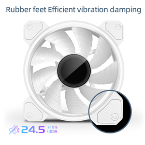 مروحة COOLMOON للبيع المباشر بسعر الجملة مروحة غلاف الكمبيوتر الرخيصة PWM ARGB المدعومة من مواد اصلية مروحة كمبيوتر للألعاب عالية الجودة 120مم - Product Image 4