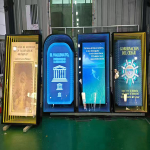 Custom Large 3D Logo Infinity Mirror <b>LED</b> Neon <b>Sign</b> UV Print Pattern Green Remote Touch Control IP65 Glass Office Shops Companies - Product Image 5