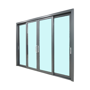 Sistema di porte in vetro con porta scorrevole automatica a 4 pannelli per negozio commerciale - Product Image 2