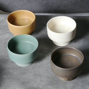 Bol en céramique fait main style Wabi Sabi pour fruits et en-cas, idéal pour offrir - Product Image 4
