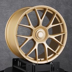 Jantes en aluminium forgé 6061-T6 personnalisées de 18 à 24 pouces, finition or mat, pour <span class=keywords><strong>Porsche</strong></span> <span class=keywords><strong>911</strong></span> <span class=keywords><strong>GT3</strong></span>, Ferrari, Lamborghini, BMW M Performance - Product Image 3