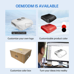 Système de climatisation à double ventilateur à onduleur pour camping-car, climatiseur 24V DC pour toit, unité de climatisation de stationnement pour camion, camping-car, caravane - Product Image 5