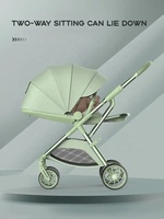 Poussette compacte et légère pour tout-petits Landau de voyage parapluie à pliage facile pour bébés