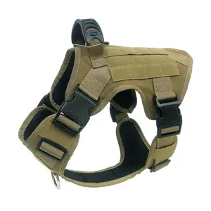 Nieuwe Stijl Mooie Outdoor No Pull K9 Hondenharnas Tactisch Uitlopend Groot Hondentuigvest