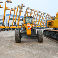 Niveleuse à moteur SHANTUI SG17B6 170 CV 14,8 tonnes pour la construction routière, le nivellement des sous-sols et l'entretien des routes