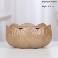 Pot de fleur en céramique émaillée de grand diamètre poterie grossière au design moderne avec plateau charnu pour jardinières de fleurs de groupe