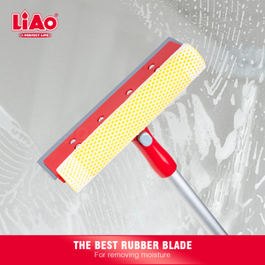 Liao Chuyên Nghiệp Cầm Tay Có Thể Điều Chỉnh Cửa Sổ <span class=keywords><strong>Cleaner</strong></span> Dài Xử Lý Đôi Bên Miếng Bọt Biển Squeegee Cho Làm Sạch Cửa Sổ Kính - Product Image 3