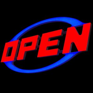 Letrero LED luminoso de 33 x 16 pulgadas con control remoto y temporizador para tiendas minoristas, bares, oficinas, restaurantes y salones - Product Image 1