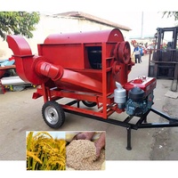 Machine à Battre Multifonctionnelle à Prix Abordable pour la Vente, Batteuse de Riz, Égreneuse de Maïs, Petite Batteuse à Blé Afrique
