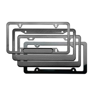 Factory Direct Customized Size Carbon Fiber Aluminum Alloy <b>Car</b> <b>Number</b> License <b>Plate</b> Frame License <b>Plate</b> <b>Holder</b> - Product Image 6